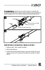 Предварительный просмотр 81 страницы EGO CTA9500 Operator'S Manual