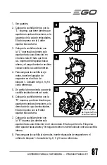 Предварительный просмотр 87 страницы EGO CTA9500 Operator'S Manual