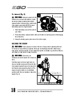 Preview for 18 page of EGO ED0800 Operator'S Manual