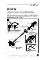 Preview for 41 page of EGO ED0800 Operator'S Manual