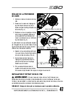 Preview for 47 page of EGO ED0800 Operator'S Manual