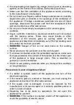 Предварительный просмотр 6 страницы EGO FIO39S-2 Instructions Of Use