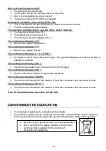 Предварительный просмотр 19 страницы EGO FIO39S-2 Instructions Of Use