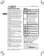 Предварительный просмотр 10 страницы EGO GV001E Operator'S Manual