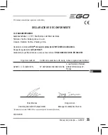 Предварительный просмотр 35 страницы EGO GV001E Operator'S Manual