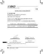 Предварительный просмотр 58 страницы EGO GV001E Operator'S Manual