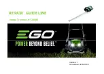 Preview for 1 page of EGO HT2400E Repair Manual Line