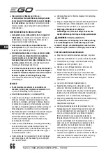 Предварительный просмотр 66 страницы EGO HT2401E Operator'S Manual