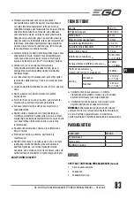 Preview for 83 page of EGO HT2401E Operator'S Manual