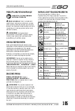 Предварительный просмотр 105 страницы EGO HT2401E Operator'S Manual