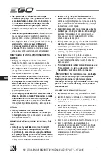 Предварительный просмотр 124 страницы EGO HT2401E Operator'S Manual