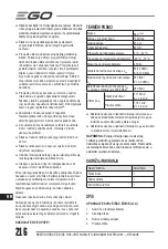 Preview for 216 page of EGO HT2401E Operator'S Manual