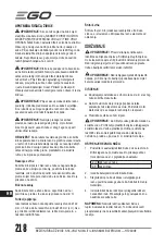 Предварительный просмотр 218 страницы EGO HT2401E Operator'S Manual