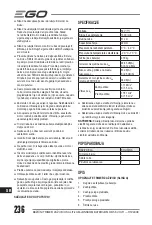 Предварительный просмотр 236 страницы EGO HT2401E Operator'S Manual