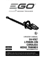 EGO HT2410 Operator'S Manual preview