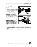 Предварительный просмотр 45 страницы EGO HT2410 Operator'S Manual