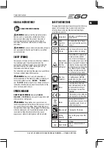 Preview for 5 page of EGO HTX7500 Operator'S Manual