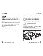 Preview for 9 page of EGO LB4800 Operating Manual