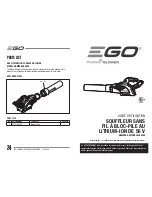 Preview for 13 page of EGO LB4800 Operating Manual