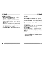 Preview for 23 page of EGO LB4800 Operating Manual