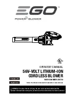 EGO LB5750 Operator'S Manual preview
