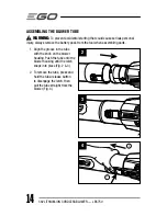 Preview for 14 page of EGO LB5750 Operator'S Manual