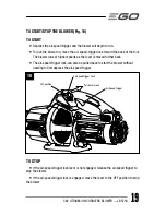 Preview for 19 page of EGO LB5750 Operator'S Manual