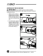 Preview for 40 page of EGO LB5750 Operator'S Manual