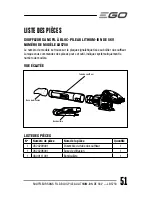 Preview for 51 page of EGO LB5750 Operator'S Manual