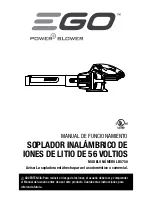 Preview for 52 page of EGO LB5750 Operator'S Manual