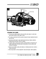 Preview for 19 page of EGO LB5800 Operator'S Manual