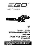 Preview for 51 page of EGO LB5800 Operator'S Manual