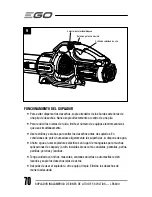 Preview for 70 page of EGO LB5800 Operator'S Manual