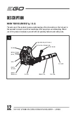 Предварительный просмотр 12 страницы EGO LB6000 Manual