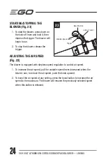 Предварительный просмотр 24 страницы EGO LB6000 Manual