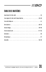 Предварительный просмотр 31 страницы EGO LB6000 Manual