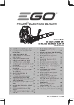 Preview for 3 page of EGO LB6002E Operator'S Manual