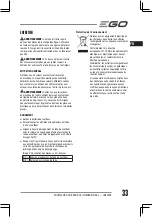 Предварительный просмотр 35 страницы EGO LB6002E Operator'S Manual