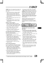 Предварительный просмотр 131 страницы EGO LB6002E Operator'S Manual