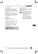 Предварительный просмотр 141 страницы EGO LB6002E Operator'S Manual