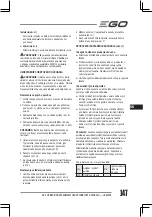Предварительный просмотр 149 страницы EGO LB6002E Operator'S Manual