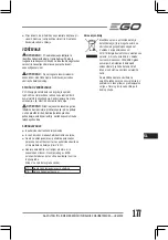 Предварительный просмотр 179 страницы EGO LB6002E Operator'S Manual