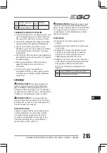 Предварительный просмотр 207 страницы EGO LB6002E Operator'S Manual