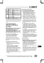 Предварительный просмотр 239 страницы EGO LB6002E Operator'S Manual