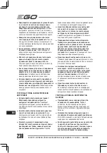 Предварительный просмотр 240 страницы EGO LB6002E Operator'S Manual