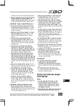 Предварительный просмотр 251 страницы EGO LB6002E Operator'S Manual