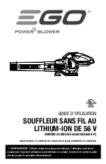 Preview for 25 page of EGO LB6500 Operator'S Manual