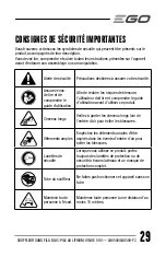 Preview for 29 page of EGO LB6500 Operator'S Manual