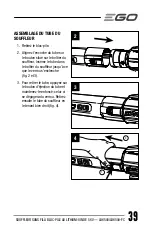 Preview for 39 page of EGO LB6500 Operator'S Manual