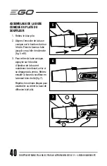 Preview for 40 page of EGO LB6500 Operator'S Manual